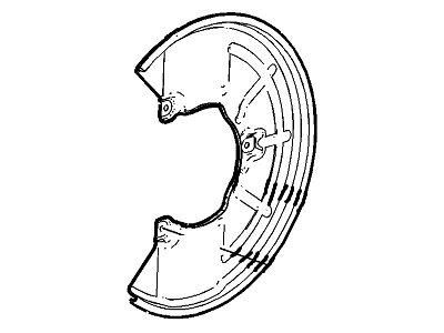 GM 25950106 Shield-Front Brake