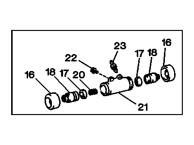 GM 94843771 Cylinder Asm, Rear Wheel(LH)