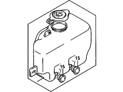 GM 96059745 Container, Rear Window Washer Solvent