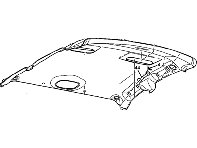 GM 88951894 Panel Asm, Headlining Trim *Gray