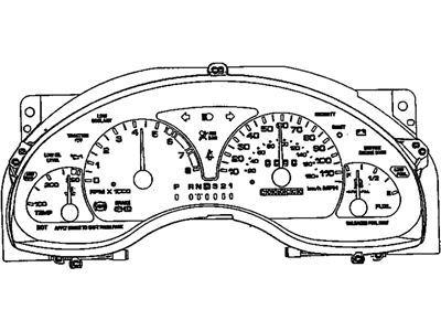 GM 16174253 Instrument Cluster Assembly