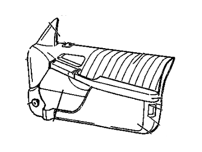 GM 10176952 Armrest Asm-Front Side Door *Graphite