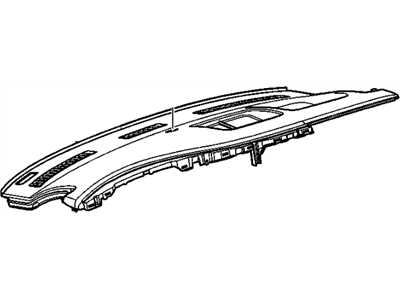 GM 23413039 PANEL ASM-I/P UPR TR *NEUTRAL