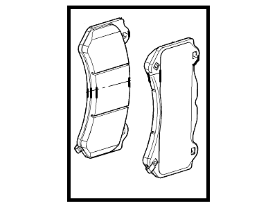 GM 84649600 PAD KIT-FRT DISC BRK