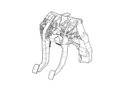 GM 95037415 Pedal, Brake