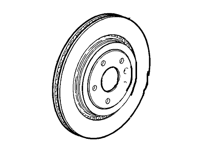 GM 20981822 Rear Brake Rotor