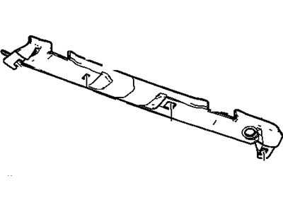 GM 20791293 Molding Asm-Windshield Upper Garnish *Ebony