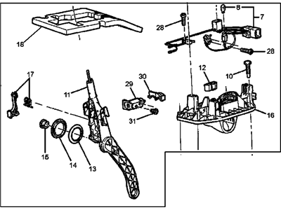 GM 92146930 Control, Trans Shift