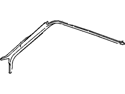 GM 10171405 Molding Asm-Windshield Side Upper Garnish *Sapphire