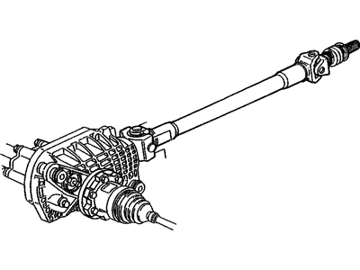 GM 15140566 Front Axle Propeller Shaft Assembly