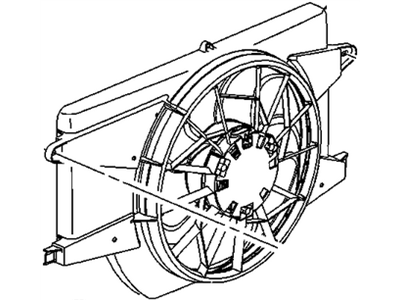 GM 10387472 Fan Shroud