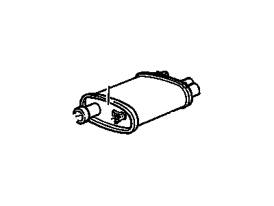 GM 22592446 Exhaust Muffler