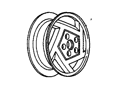 GM 12516118 Wheel