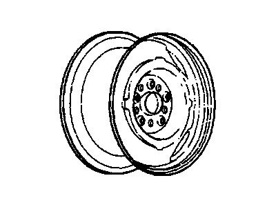 GM 12518261 Wheel Rim, 15X7