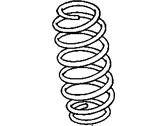 OEM 1985 Chevrolet Sprint Coil Springs - 96055773