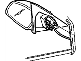 OEM Oldsmobile Achieva Mirror Asm-Outside Rear View - 22605942