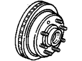 OEM 1986 GMC K2500 Front Brake Rotor (W/Hub) - 15674408