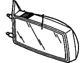 OEM 1991 Chevrolet Cavalier Mirror Asm, Outside Rear View - 17800698