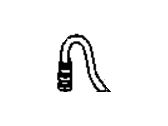 OEM 1985 Pontiac Fiero Flex Hose - 18032128