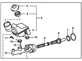 OEM Pontiac Vibe Cylinder, Brake Master - 88973960