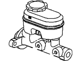 OEM 2002 Saturn SC1 Cylinder Asm, Brake Master - 21013195