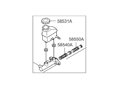Hyundai 58510-2H000 Cylinder Assembly-Brake Master