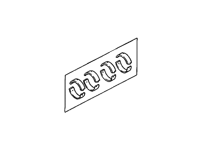 Hyundai 21020-35030 Bearing Set-Crank Shaft