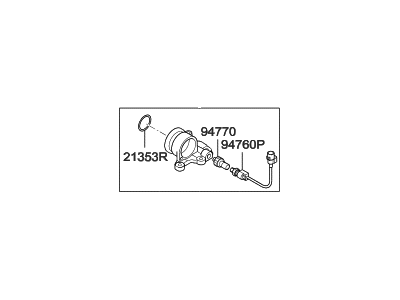 Kia 211603LTA0 Assembly-Oil Cover & Op