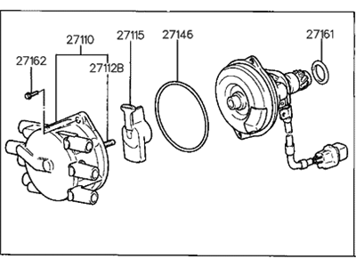 Hyundai 27100-35010 Distributor Assembly