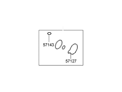 Hyundai 57150-1CA10 Seal Kit-Power Steering Oil Pump