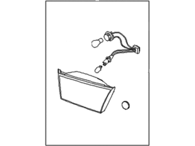 Hyundai 92404-3K000 Lamp Assembly-Rear Combination Inside, RH