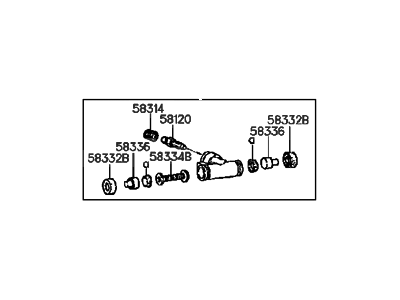 Hyundai 58330-23300 Cylinder Assembly-Wheel