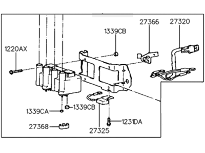 Hyundai 27301-22037 Coil Assembly-Ignition