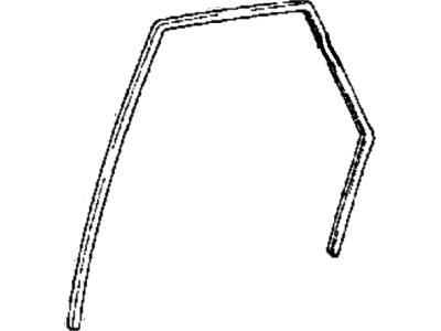 Hyundai 83120-33001-AV Weatherstrip-Door Body Side RH