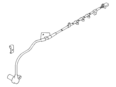 Hyundai 95670-2D100 Sensor Assembly-Abs Front Wheel , R