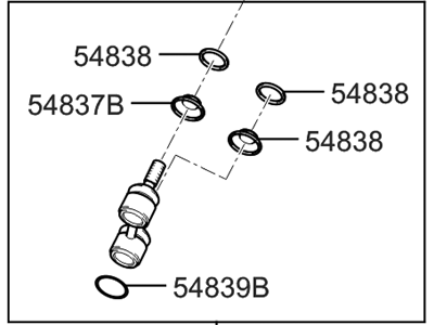 Hyundai 54830-2D000 Link Assembly-Front Stabilizer