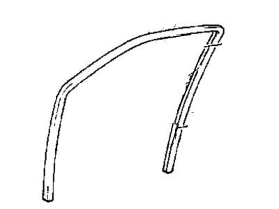 Hyundai 82540-22202 Run-Front Door Window Glass RH