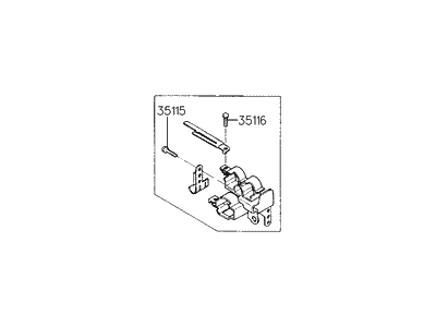 Hyundai 35103-24011 Bracket Kit-Throttle Body Connector