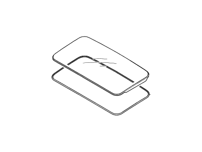 Hyundai 81610-D2000 Sunroof Glass Panel Assembly