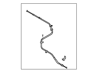 Hyundai 59770-39500 Cable Assembly-Parking Brake, RH