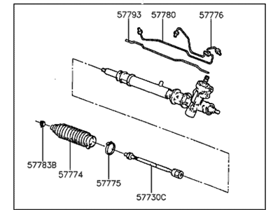 Hyundai 57700-33100-RM Reman Gear Assembly Power Steering