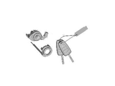Hyundai 81900-S1D00 Key Sub Set-Steering Lock