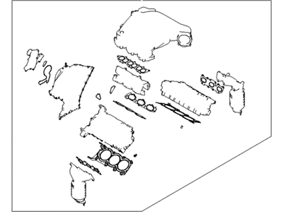 Hyundai 20920-3CA00 Gasket Kit-Engine Overhaul Upper