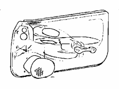 Hyundai 82241-27000 Weatherstrip-Front Door Belt Inside RH