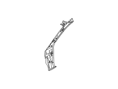 Hyundai 71202-3X000 Pillar Assembly-Front Inner, RH