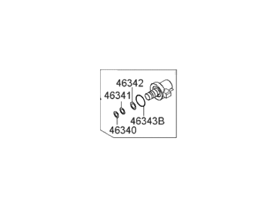 Hyundai 46313-39050 Valve-Solenoid