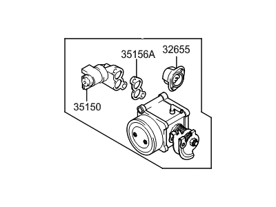 Hyundai 35100-37300 Body Assembly-Throttle