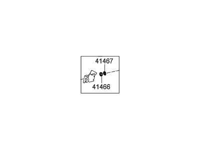 Hyundai 41463-32160 Bracket Assembly-Clutch Fluid Line