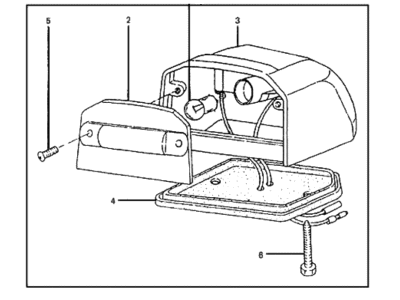 Hyundai 92509-21050 Lamp Assembly-License Plate, RH