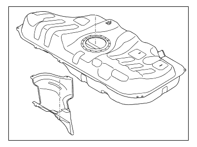 Hyundai 31150-A5500 Tank Assembly-Fuel